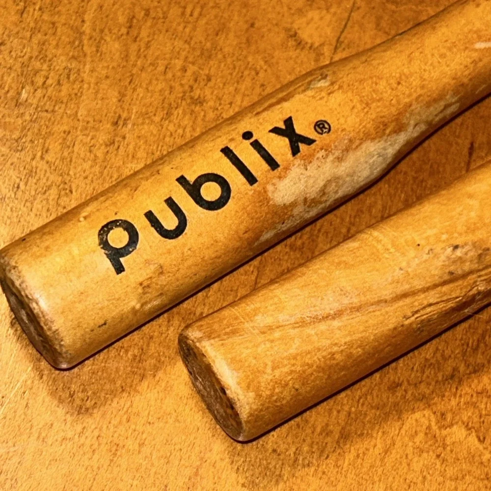 Publix Grocery Store Promotional Employee Gift Jump Rope W/ Wood Handles B2